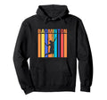 Modern Colorful Typography Sports Lover Hoodie - Unique Graphic Men Women - T-Shirt, Sweatshirt, Hoodie