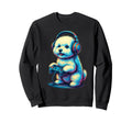 Bichon Frise Gamer Gaming Dog Sweatshirt - Minimalist Print for Adults - T-Shirt, Sweatshirt, Hoodie