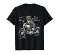 Staffy Dog Motorcycle Rider T-Shirt - Graphic Print Men Women - T-Shirt, Sweatshirt, Hoodie