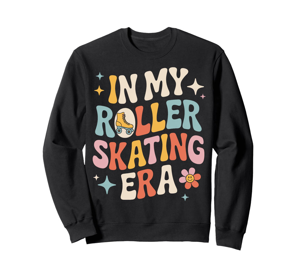 Roller Skating Era Skater Friends Sweatshirt - Casual Everyday Wear Unisex - T-Shirt, Sweatshirt, Hoodie
