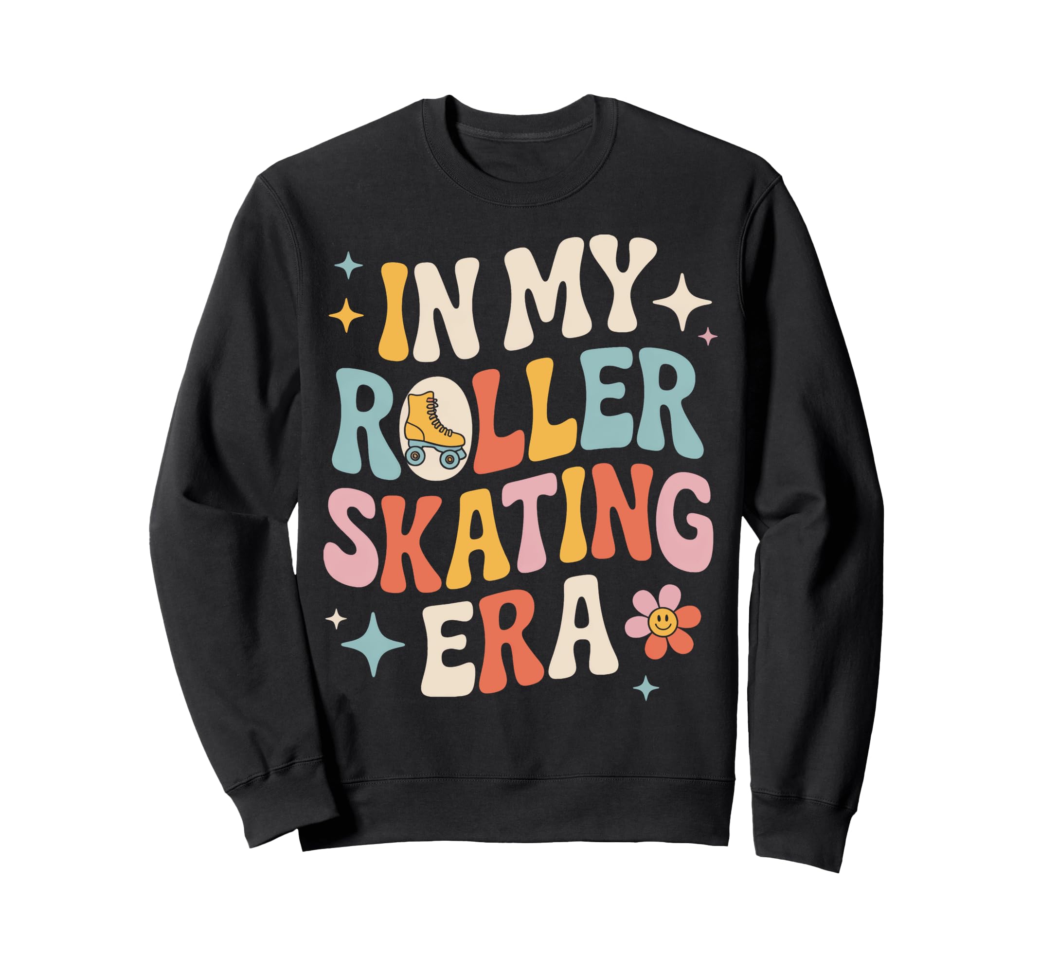 Roller Skating Era Skater Friends Sweatshirt - Casual Everyday Wear Unisex - T-Shirt, Sweatshirt, Hoodie