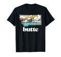 Butte Montana Outdoors Mountains Nature T-Shirt - Unique Graphic Men Women - T-Shirt, Sweatshirt, Hoodie