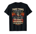 Motorcycle Biker Three Things You T-Shirt - Novelty Apparel for Adults - T-Shirt, Sweatshirt, Hoodie