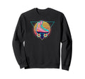 Futuristic Synthwave Roller Skate Sweatshirt - Custom Art Print for Adults - T-Shirt, Sweatshirt, Hoodie