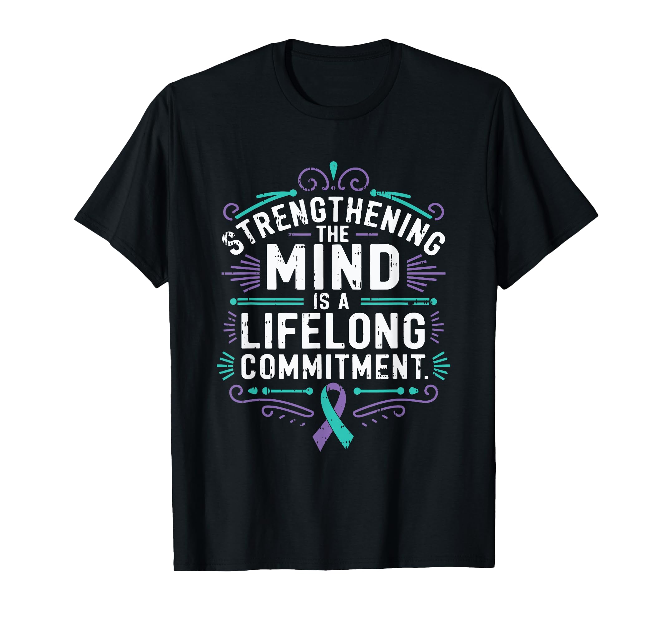 Strengthening Mind Mental Health T-Shirt - Aesthetic Graphic Unisex - T-Shirt, Sweatshirt, Hoodie