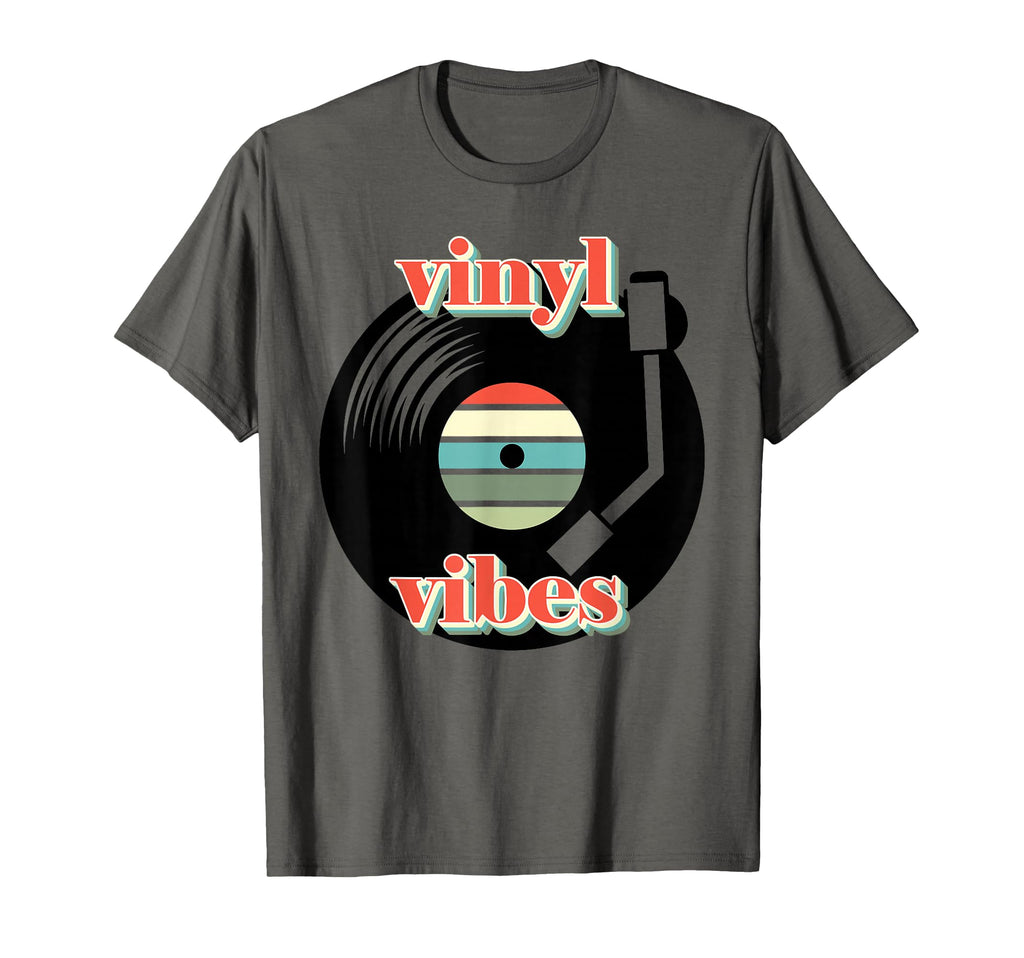 Vinyl Record Player Sketch Drawing T-Shirt - Fun Novelty Design for Adults - T-Shirt, Sweatshirt, Hoodie