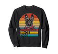 French Bulldog 2000 Birthday Sweatshirt - Casual Everyday Wear Men Women - T-Shirt, Sweatshirt, Hoodie