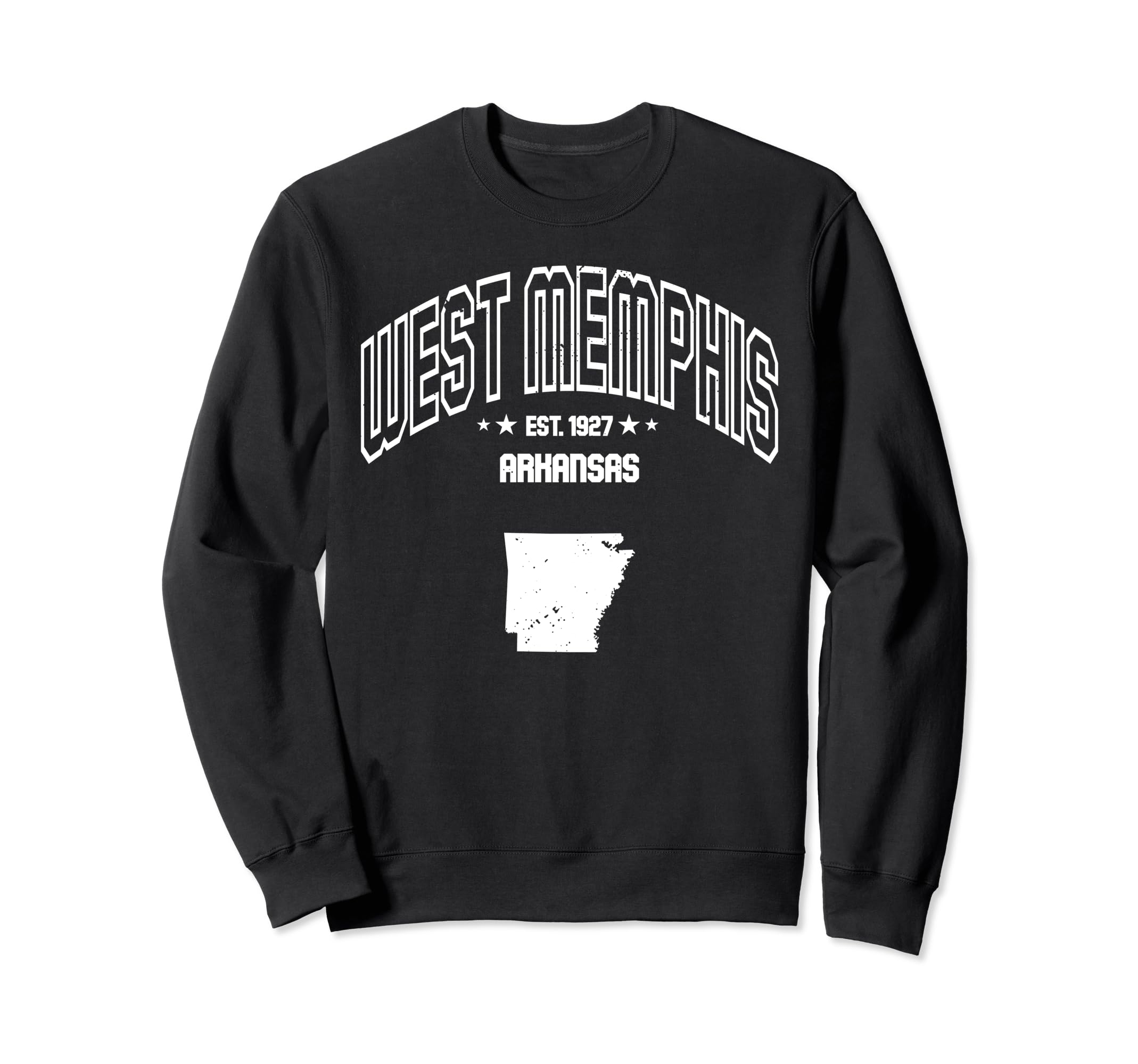 Throwback Athletic West Memphis Sweatshirt - Minimalist Print for Adults - T-Shirt, Sweatshirt, Hoodie