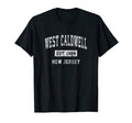 West Caldwell New Jersey Nj Sports T-Shirt - Casual Everyday Wear Unisex - T-Shirt, Sweatshirt, Hoodie