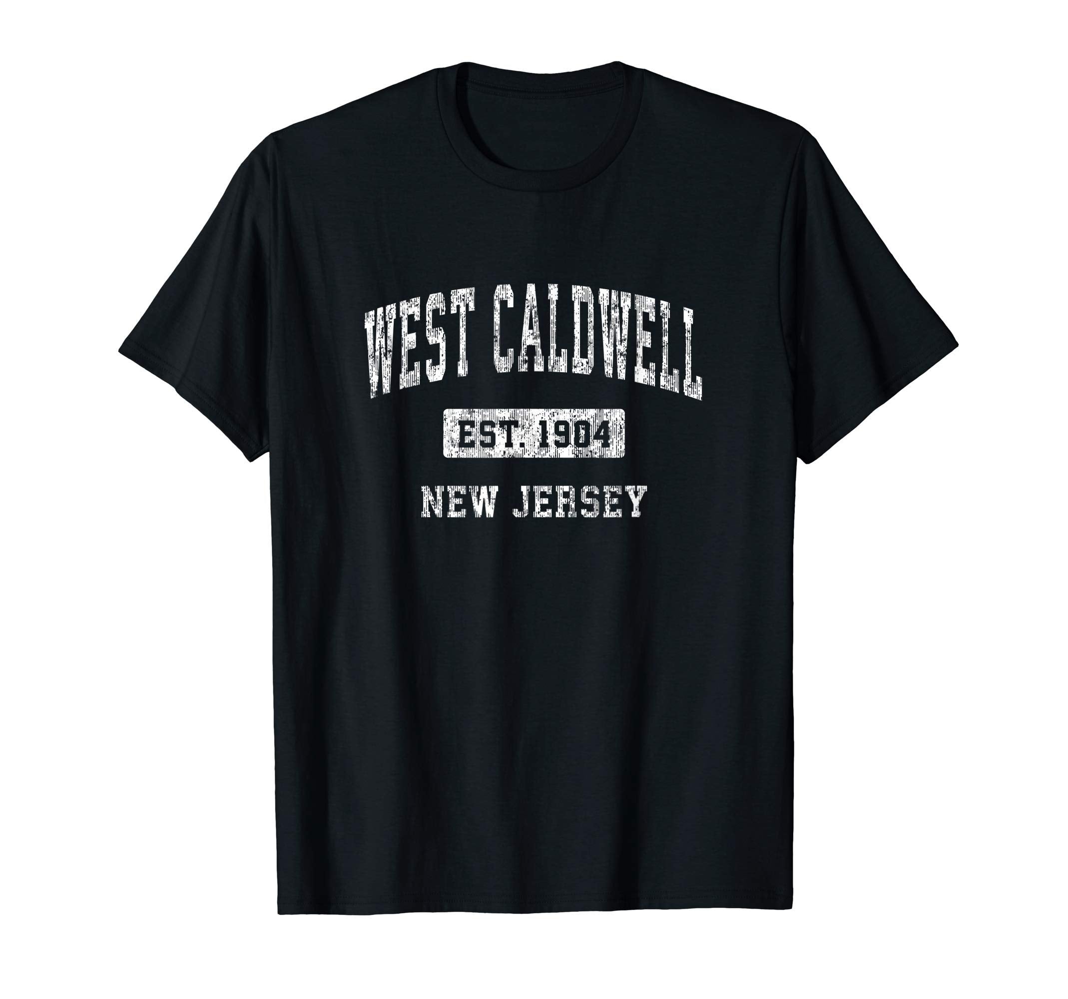 West Caldwell New Jersey Nj Sports T-Shirt - Casual Everyday Wear Unisex - T-Shirt, Sweatshirt, Hoodie