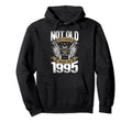 Motorcycle Biker Birthday Built 1995 Hoodie - Custom Art Print for Adults - T-Shirt, Sweatshirt, Hoodie