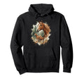 Western Horse 90S Western Horse Lovers Hoodie - Minimalist Print Men Women - T-Shirt, Sweatshirt, Hoodie