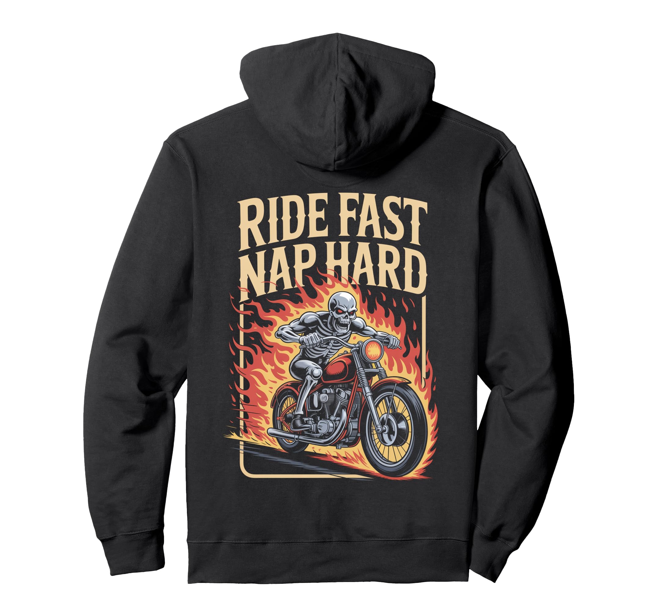 Motorcycle Riding Biker Outfit Hoodie - Casual Everyday Wear Unisex - T-Shirt, Sweatshirt, Hoodie