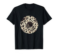 Black Roses Flower Pattern Black T-Shirt - Minimalist Print Men Women - T-Shirt, Sweatshirt, Hoodie
