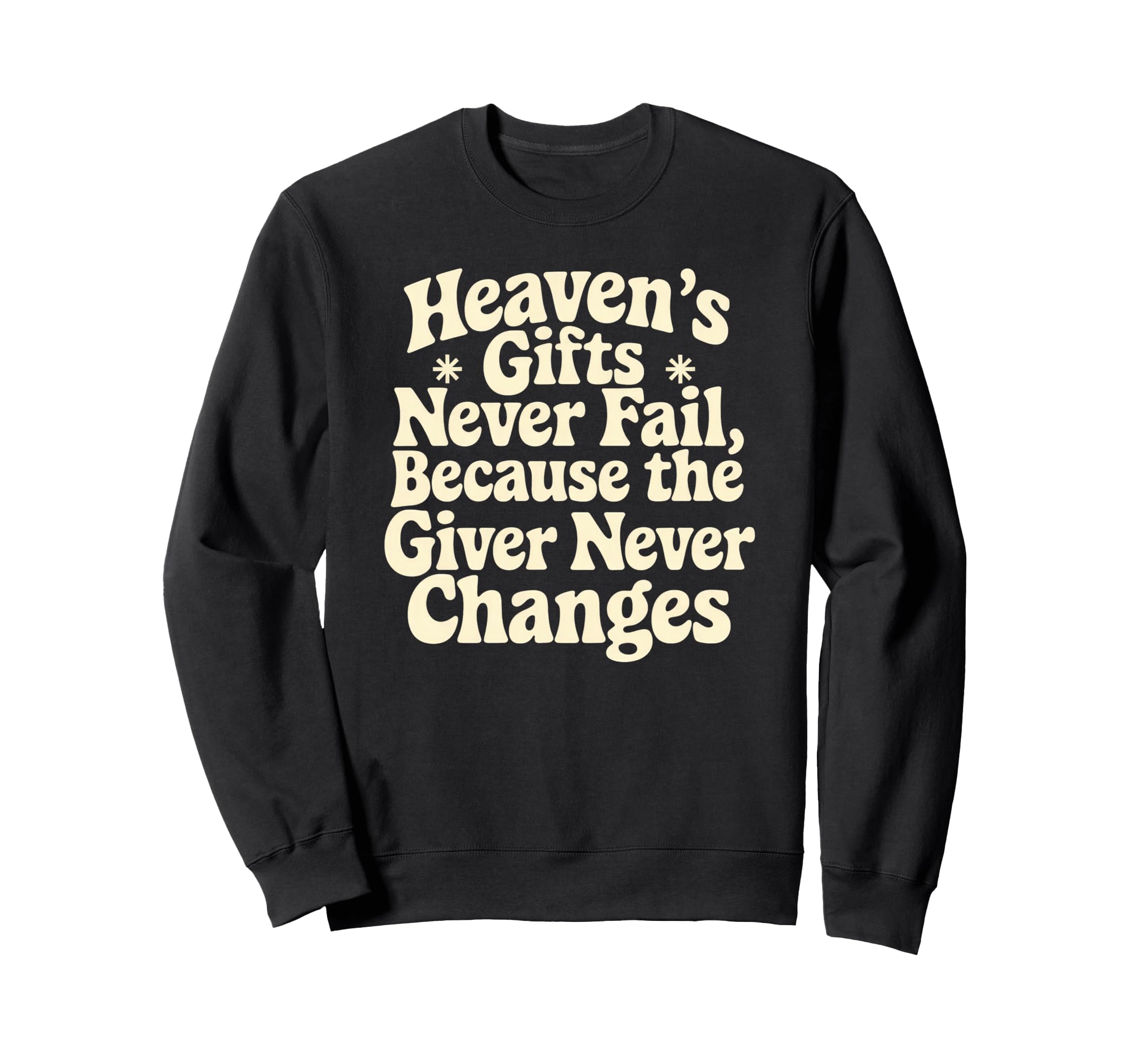 Christian Typography Scripture Sweatshirt - Aesthetic Graphic for Adults - T-Shirt, Sweatshirt, Hoodie