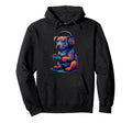 Pit Bull Gamer Gaming Dog Lover Hoodie - Custom Art Print Unisex - T-Shirt, Sweatshirt, Hoodie