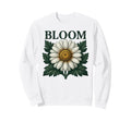 Daisy Bloom Botanical Illustration Art Sweatshirt - Streetwear Style Unisex - T-Shirt, Sweatshirt, Hoodie