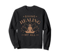 Positivity Line Yoga Enthusiast Sweatshirt - Novelty Apparel Unisex - T-Shirt, Sweatshirt, Hoodie