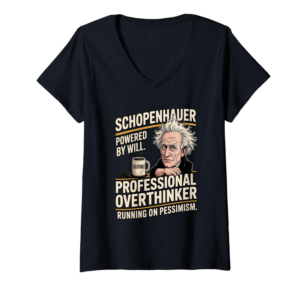 Womens Schopenhauer Professional T-Shirt - Casual Everyday Wear Men Women - T-Shirt, Sweatshirt, Hoodie