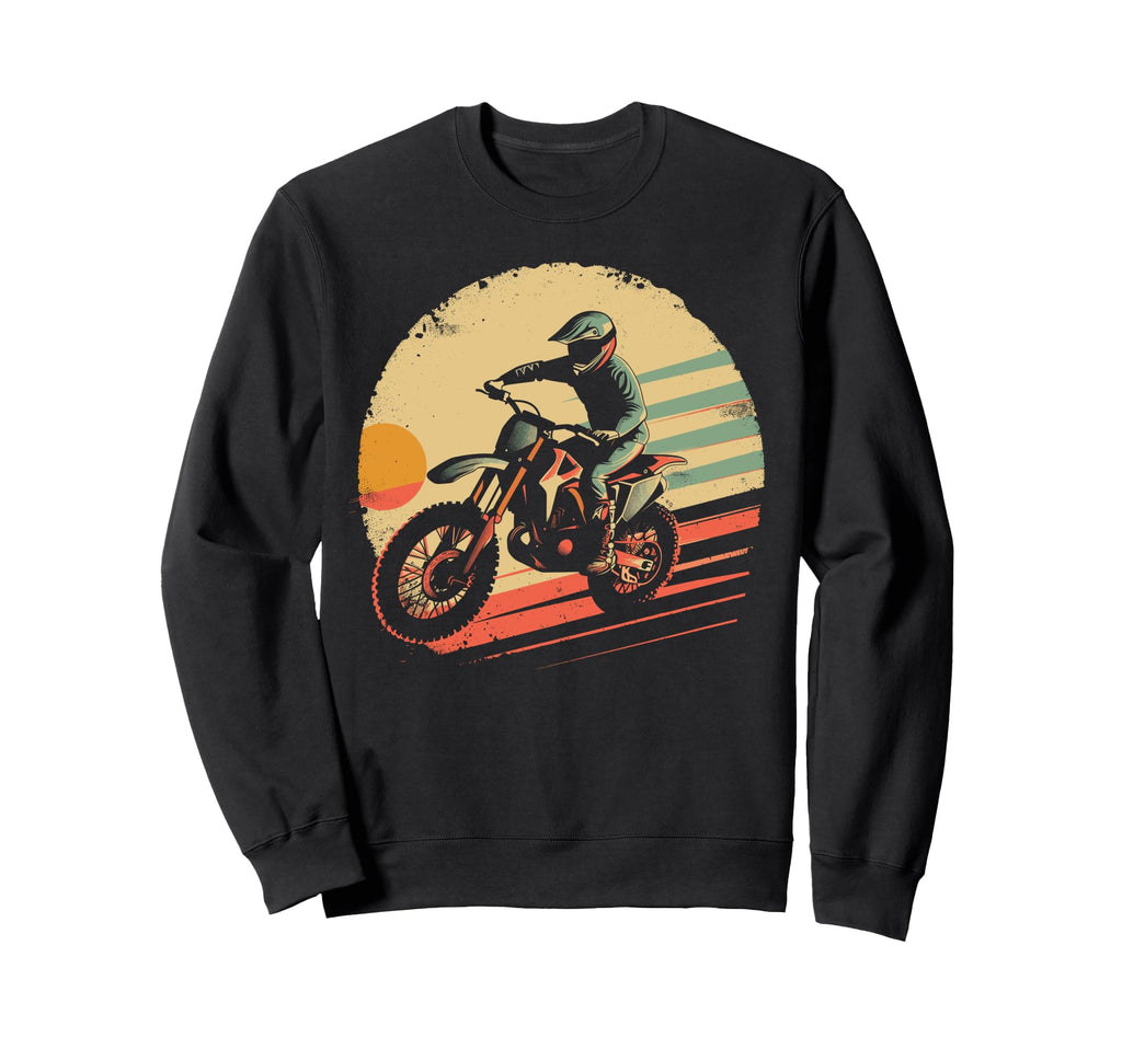 Motocross Motorcycle Bike Dirtbike Sweatshirt - Aesthetic Graphic Unisex - T-Shirt, Sweatshirt, Hoodie