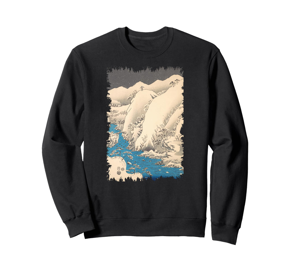 Famous Art Snow Landscape Sweatshirt - Streetwear Style for Adults - T-Shirt, Sweatshirt, Hoodie