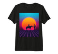 Synthwave Cowboy Retrowave 80S Western T-Shirt - Graphic Print Unisex - T-Shirt, Sweatshirt, Hoodie