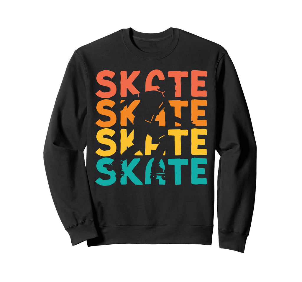 Roller Skating Skate 1970S Skate Sweatshirt - Unique Graphic for Adults - T-Shirt, Sweatshirt, Hoodie