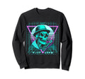 Doot Doot Saxophone Skeleton Synthwave Sweatshirt - Trendy Graphic Unisex - T-Shirt, Sweatshirt, Hoodie