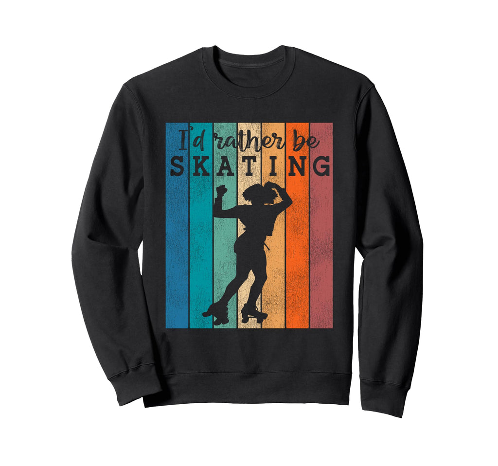 Roller Skating Skate 1970S Sweatshirt - Aesthetic Graphic for Adults - T-Shirt, Sweatshirt, Hoodie
