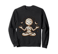 Meditation Mummy Yoga Pose Relaxing Sweatshirt - Trendy Graphic Men Women - T-Shirt, Sweatshirt, Hoodie