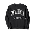 Santa Monica California 70S Sweatshirt - Custom Art Print Men Women - T-Shirt, Sweatshirt, Hoodie