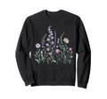 Floral Boho Wildflower Botanical Sweatshirt - Aesthetic Graphic Unisex - T-Shirt, Sweatshirt, Hoodie