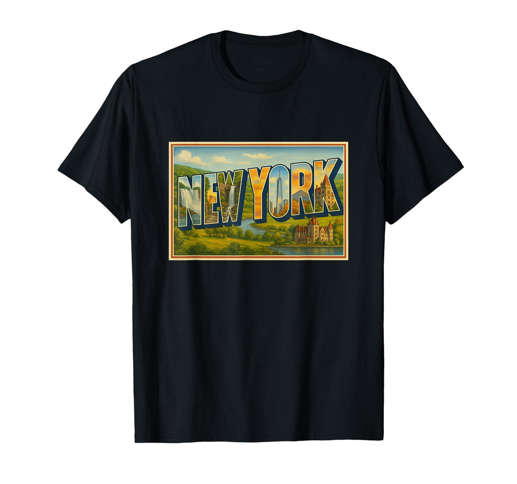 New York 50S Travel Souvenir Art T-Shirt - Streetwear Style Men Women - T-Shirt, Sweatshirt, Hoodie
