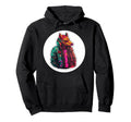 Urban City Wolf Wearing Jacket Hands Hoodie - Novelty Apparel Men Women - T-Shirt, Sweatshirt, Hoodie