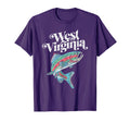 West Virginia Rainbow Trout Fishing T-Shirt - Aesthetic Graphic Men Women - T-Shirt, Sweatshirt, Hoodie