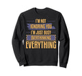 Overthinking Not Ignoring Ideal Sweatshirt - Trendy Graphic Men Women - T-Shirt, Sweatshirt, Hoodie