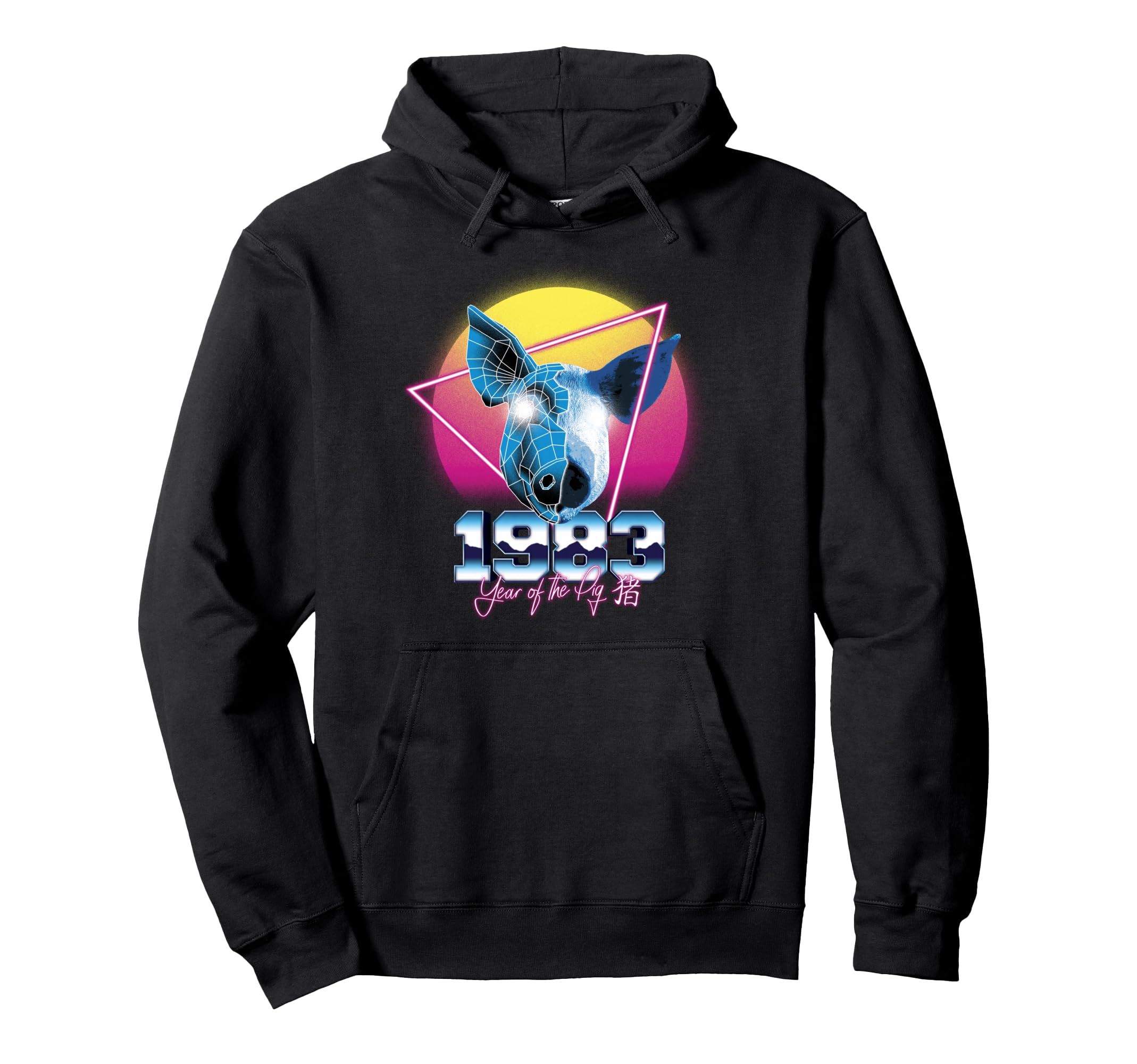 1983 Year Pig 80S Chinese Zodiac Hoodie - Streetwear Style Men Women - T-Shirt, Sweatshirt, Hoodie