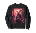Synthwave Retrowave Rabbit 70S 80S Sweatshirt - Minimalist Print Men Women - T-Shirt, Sweatshirt, Hoodie