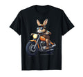Happy Easter Day Motorbike Bunny T-Shirt - Unique Graphic Men Women - T-Shirt, Sweatshirt, Hoodie