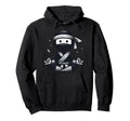 Meditation Ninja Yoga Pose Relaxing Animal Hoodie - Custom Art Print Unisex - T-Shirt, Sweatshirt, Hoodie