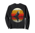 Budgerigar Bird Sunset Safari 70S Sweatshirt - Custom Art Print for Adults - T-Shirt, Sweatshirt, Hoodie