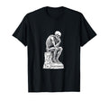 Skeleton Overthinker Funny Dark Gothic T-Shirt - Graphic Print Men Women - T-Shirt, Sweatshirt, Hoodie
