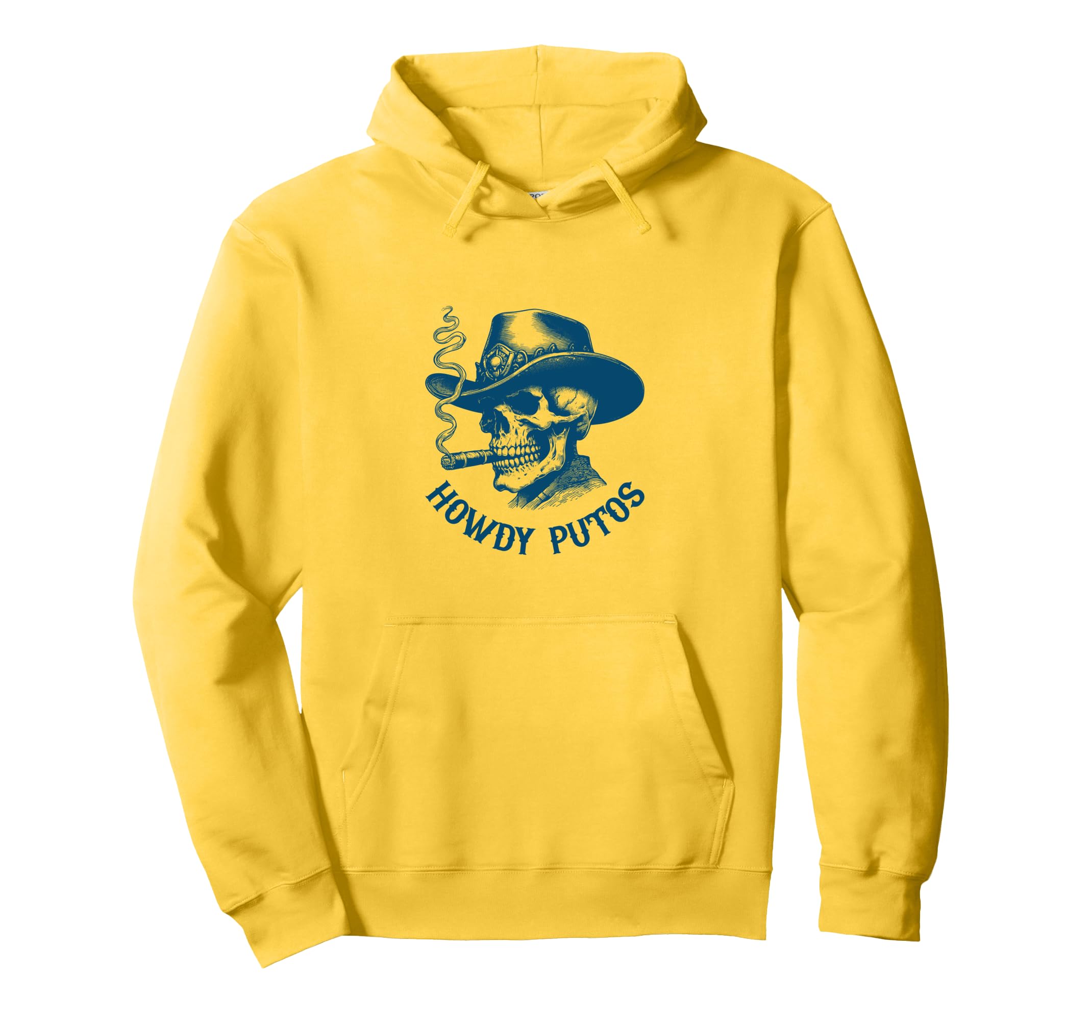 Howdy Putos Skull Cowboy Western Hoodie - Minimalist Print Unisex - T-Shirt, Sweatshirt, Hoodie