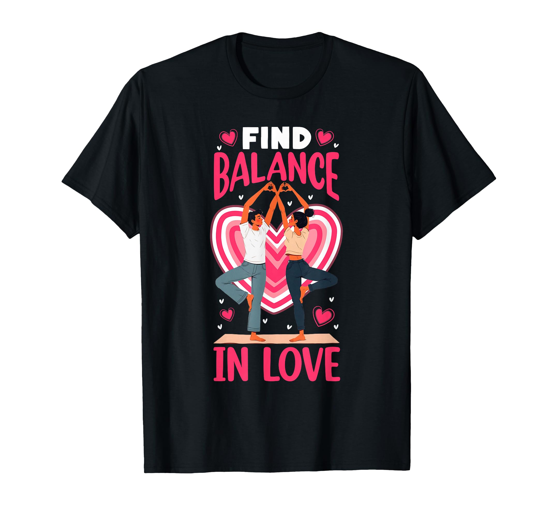 Yoga Meditation Valentines Day Find T-Shirt - Novelty Apparel Men Women - T-Shirt, Sweatshirt, Hoodie
