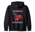 Antisocial Butterfly Gift T-Shirt - Casual Everyday Wear for Adults - T-Shirt, Sweatshirt, Hoodie