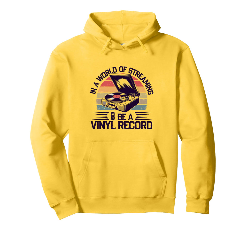 Vinyl Record Player Lover Funny Music Hoodie - Unique Graphic for Adults - T-Shirt, Sweatshirt, Hoodie