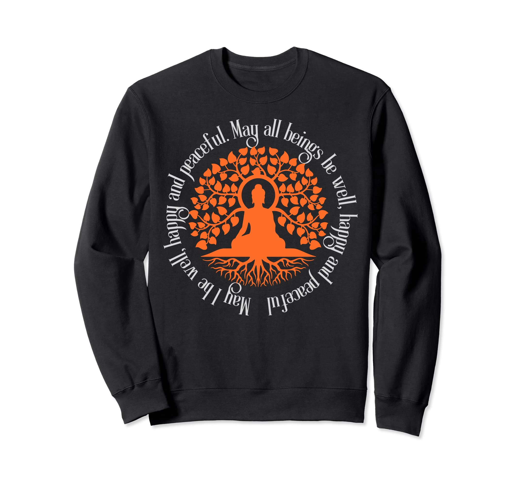 Mindfulness Buddha Buddhism Sweatshirt - Unique Graphic Men Women - T-Shirt, Sweatshirt, Hoodie