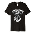 1973 Shovelhead Motorcycle Hd Engine T-Shirt - Custom Art Print Unisex - T-Shirt, Sweatshirt, Hoodie