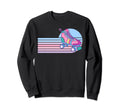 Sunset 70S Roller Skating Skate Night Sweatshirt - Custom Art Print Unisex - T-Shirt, Sweatshirt, Hoodie