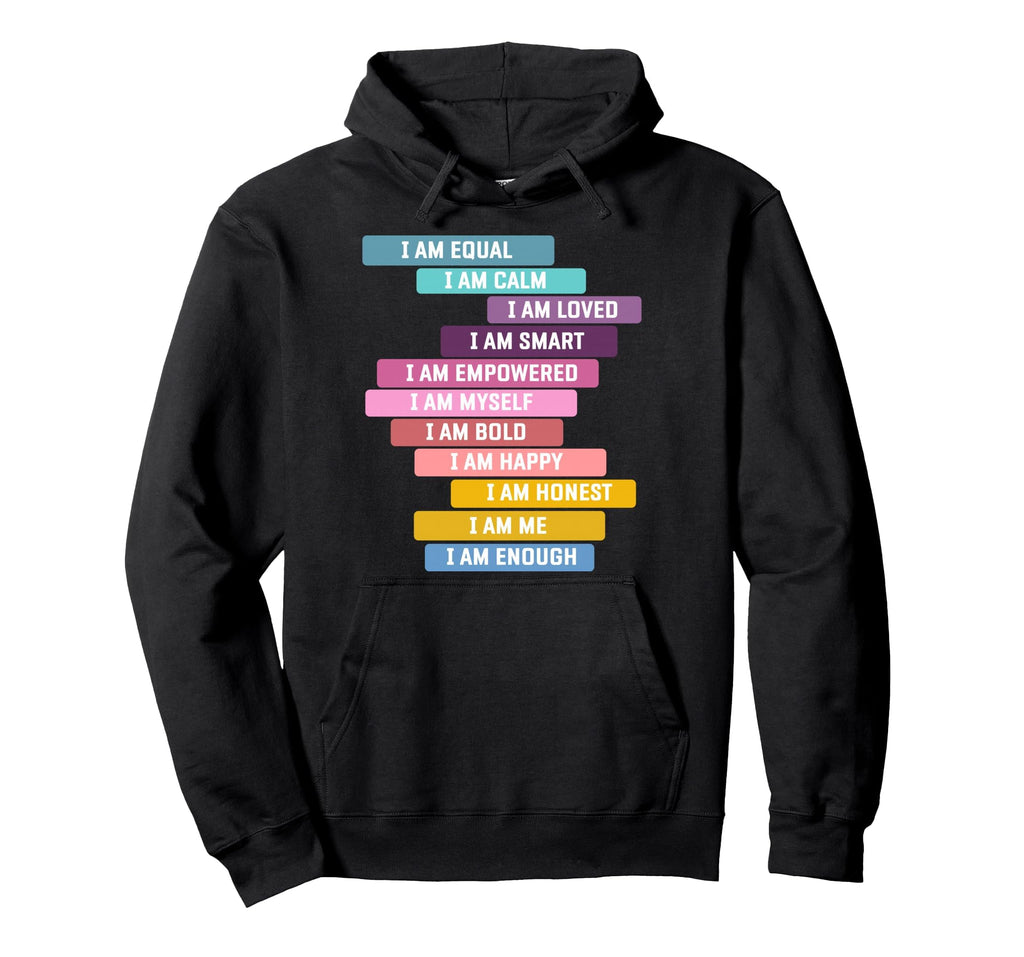 Positive Affirmations Growth Mindset Hoodie - Minimalist Print Unisex - T-Shirt, Sweatshirt, Hoodie